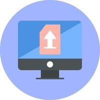 Upload File Vecto Icon vector