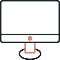 Moniter Screen Vecto Icon vector