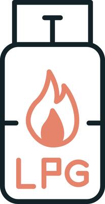 Gas Cylinder Vecto Icon