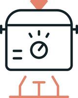 Slow Cooker Vecto Icon vector