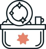 Washing Up Vecto Icon vector