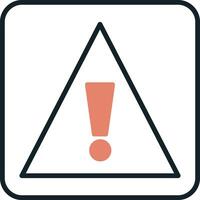 Caution Sign Vecto Icon vector