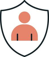 Account Protection Vecto Icon vector