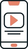 Play Video Vecto Icon vector