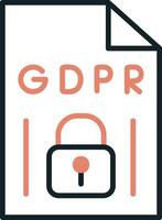 GDPR Vecto Icon vector