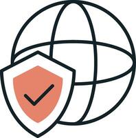 Global Protection Vecto Icon vector