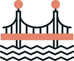 puente vecto icono vector