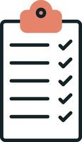 Checklist Vecto Icon vector