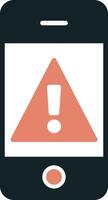 Mobile Alert Vecto Icon vector