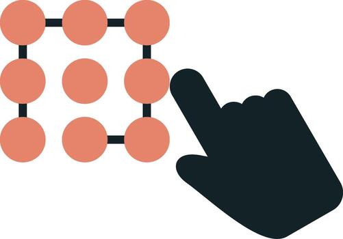 acceso código vecto icono vector