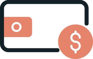 Wallet Vecto Icon vector
