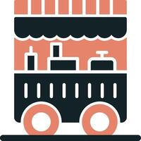 Food Cart Vecto Icon vector