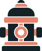 Fire Hydrant Vecto Icon vector