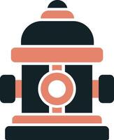 Fire Hydrant Vecto Icon vector