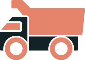 Dumper Truck Vecto Icon vector