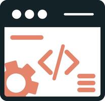 Web Development Vecto Icon vector