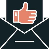 Email Like Vecto Icon vector