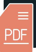 Pdf File Vecto Icon vector