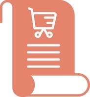 compras lista vecto icono vector