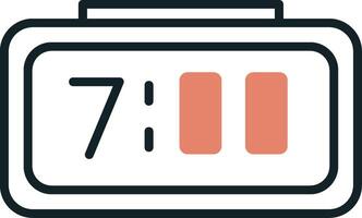 Digital Clock Vecto Icon vector