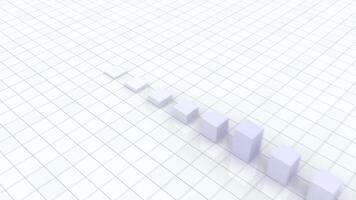 animated 3d Business Growth Graph video