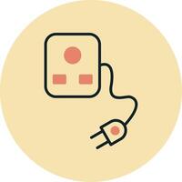 Plug And Socket Vecto Icon vector