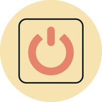 Power Button Vecto Icon vector