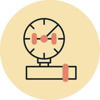 Pressure Gauge Vecto Icon vector