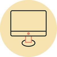 Moniter Screen Vecto Icon vector