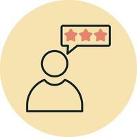 Customer Review Vecto Icon vector