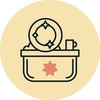 Washing Up Vecto Icon vector