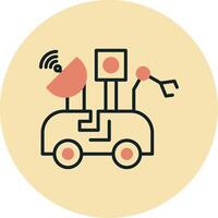 Moon Rover Vecto Icon vector