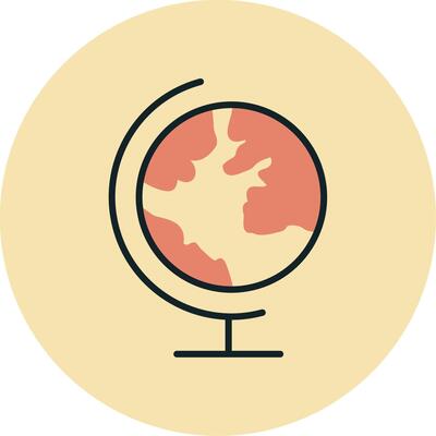 Globe Vecto Icon
