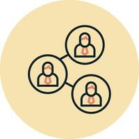Network Vecto Icon vector