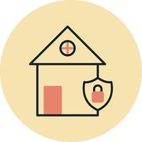 Home Security Vecto Icon vector