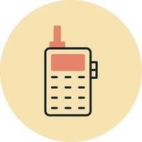 Old Phone Vecto Icon vector