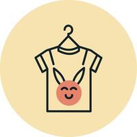 Baby Clothes Vecto Icon vector