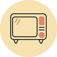 Old Tv Vecto Icon vector