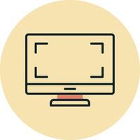 Monitor Vecto Icon vector