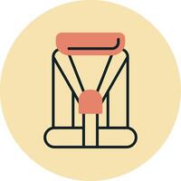 Car Seat baby Vecto Icon vector