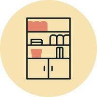 Cupboard Vecto Icon vector