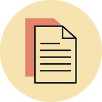 Documents Vecto Icon vector