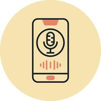 Voice Assistant Vecto Icon vector