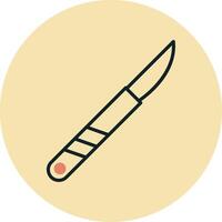 Surgical Knife Vecto Icon vector