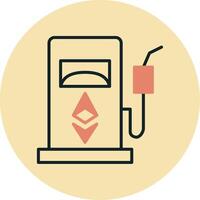 Gas Station Vecto Icon vector