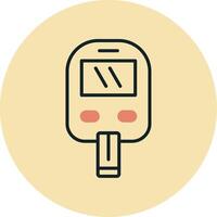 Glucometer Vecto Icon vector