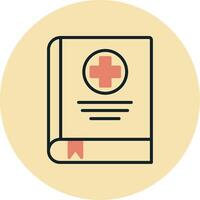 Medical Book Vecto Icon vector