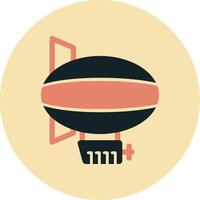 Blimp Vecto Icon vector