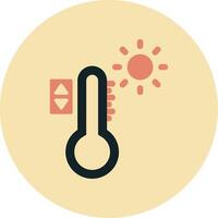 temperatura controlar vecto icono vector