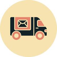 Postal Delivery Vecto Icon vector